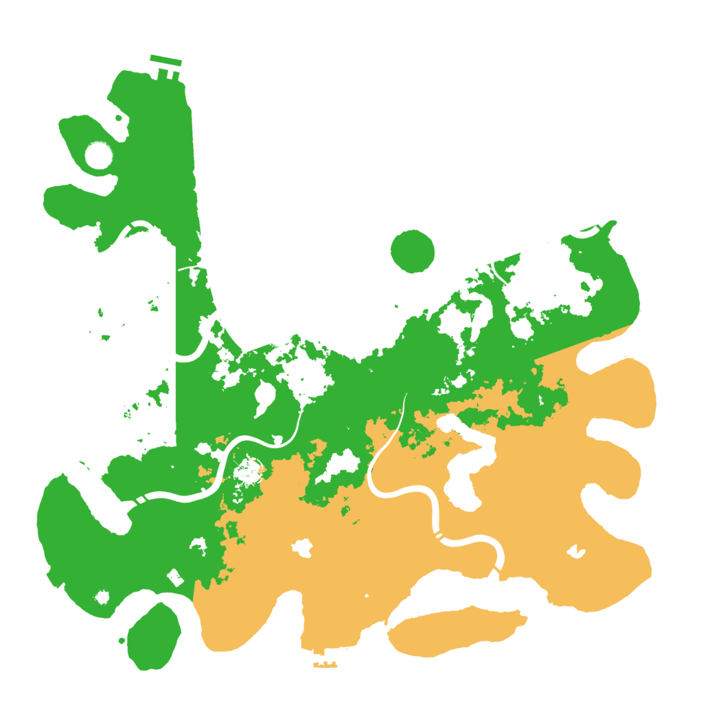 Biome Rust Map: Procedural Map, Size: 4500, Seed: 23465576