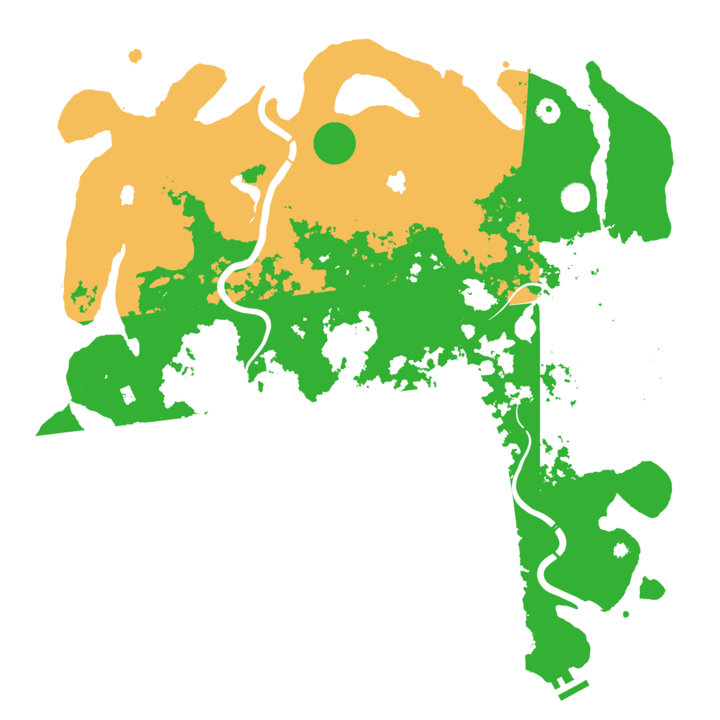 Biome Rust Map: Procedural Map, Size: 4500, Seed: 209738