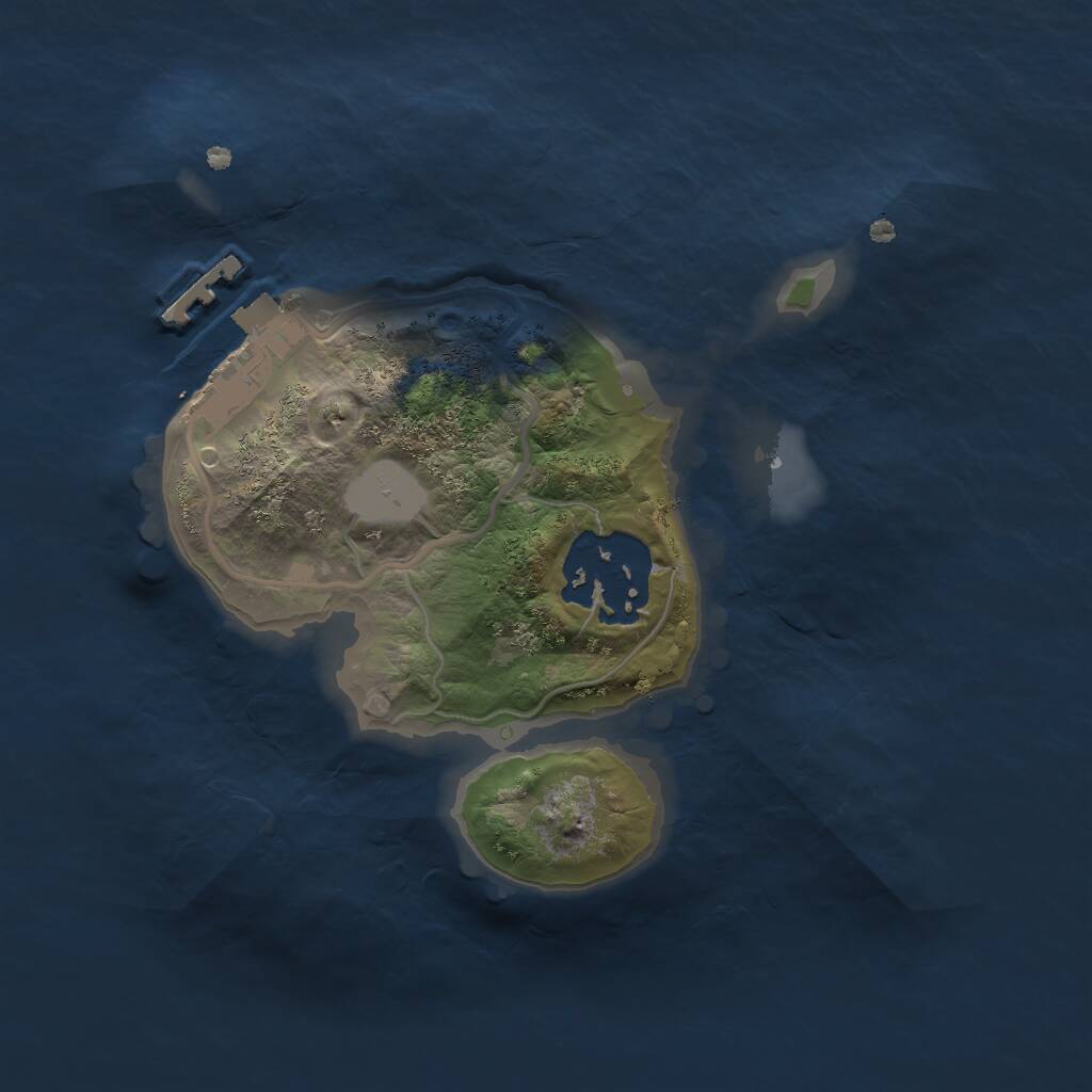 Rust Map: Procedural Map, Size: 1775, Seed: 797951632, 3 Monuments