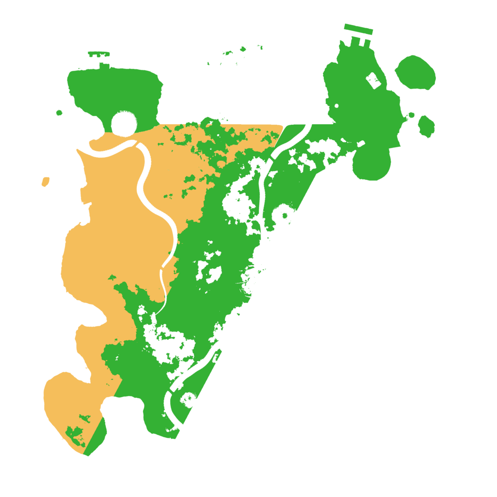 Biome Rust Map: Procedural Map, Size: 3500, Seed: 1273362466