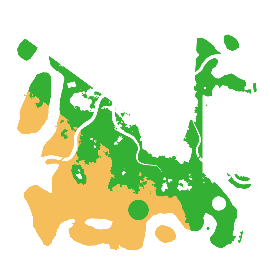 Biome Rust Map: Procedural Map, Size: 3500, Seed: 1038156235