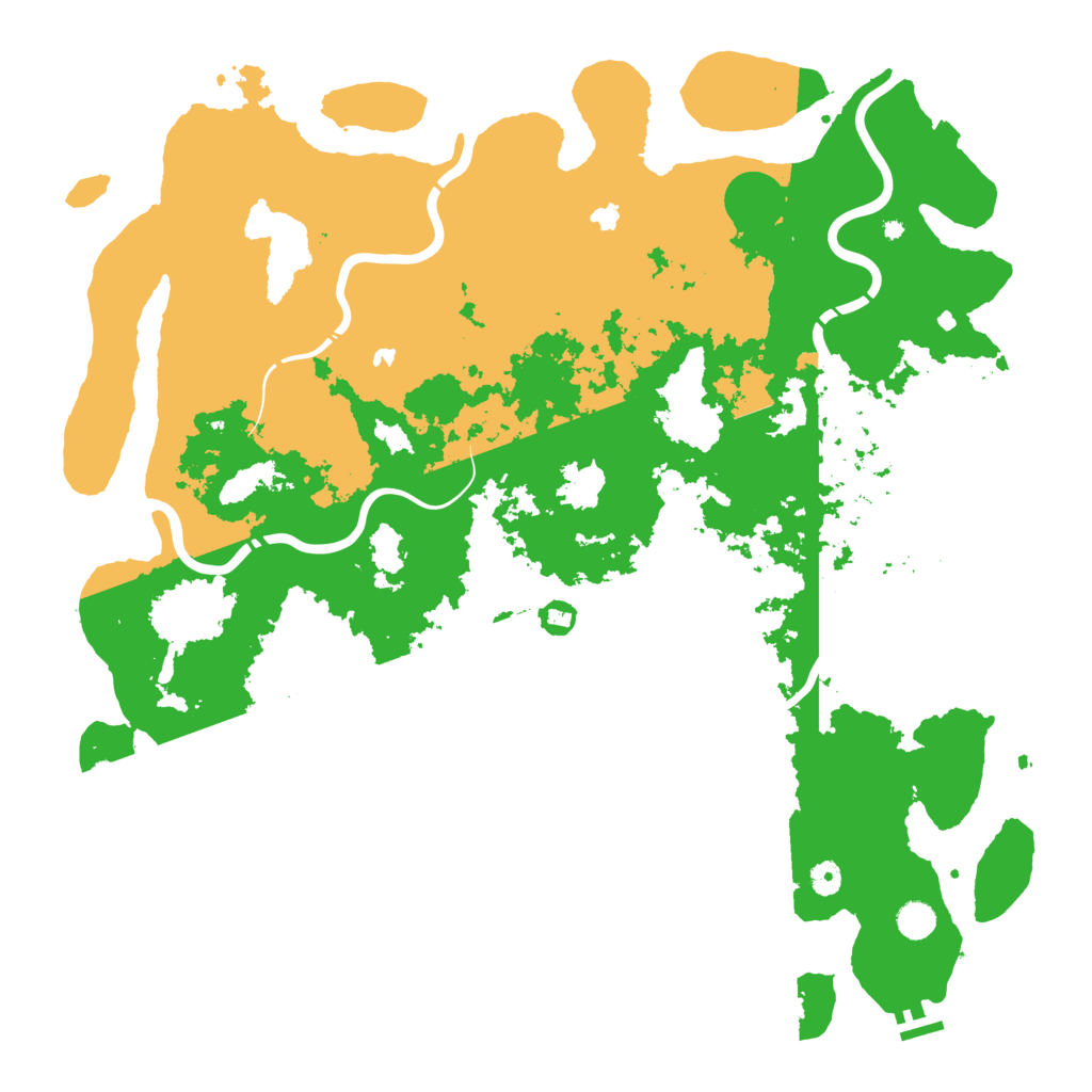 Biome Rust Map: Procedural Map, Size: 5000, Seed: 153990