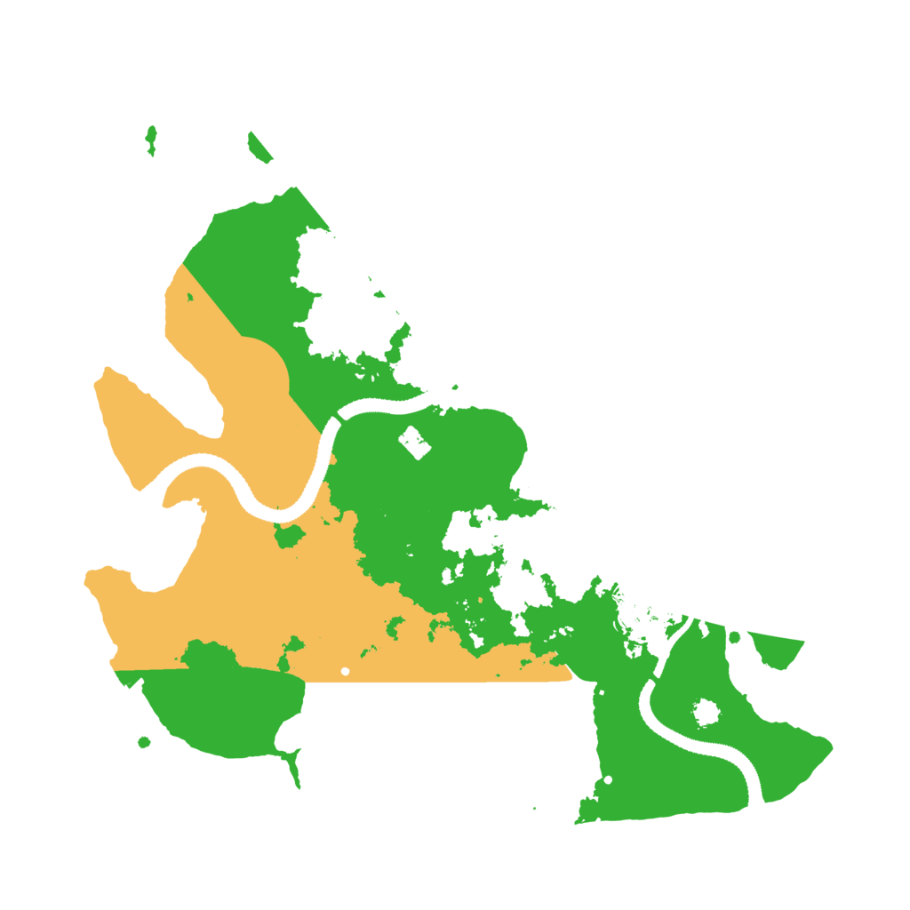 Biome Rust Map: Procedural Map, Size: 3100, Seed: 929957