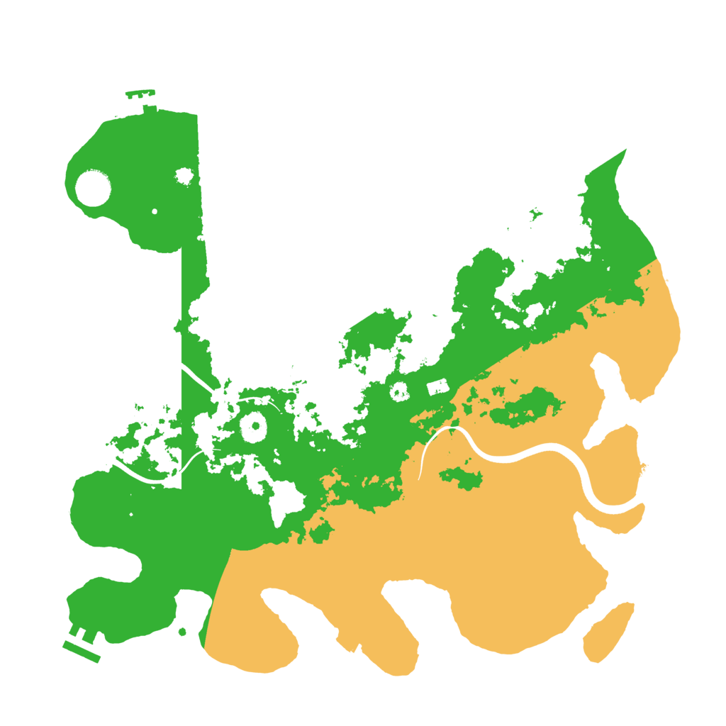 Biome Rust Map: Procedural Map, Size: 3750, Seed: 923688