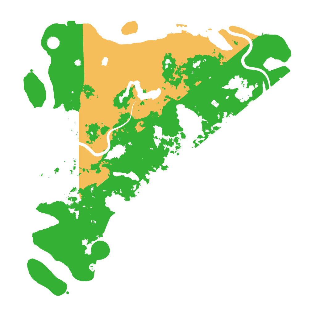 Biome Rust Map: Procedural Map, Size: 4500, Seed: 469395
