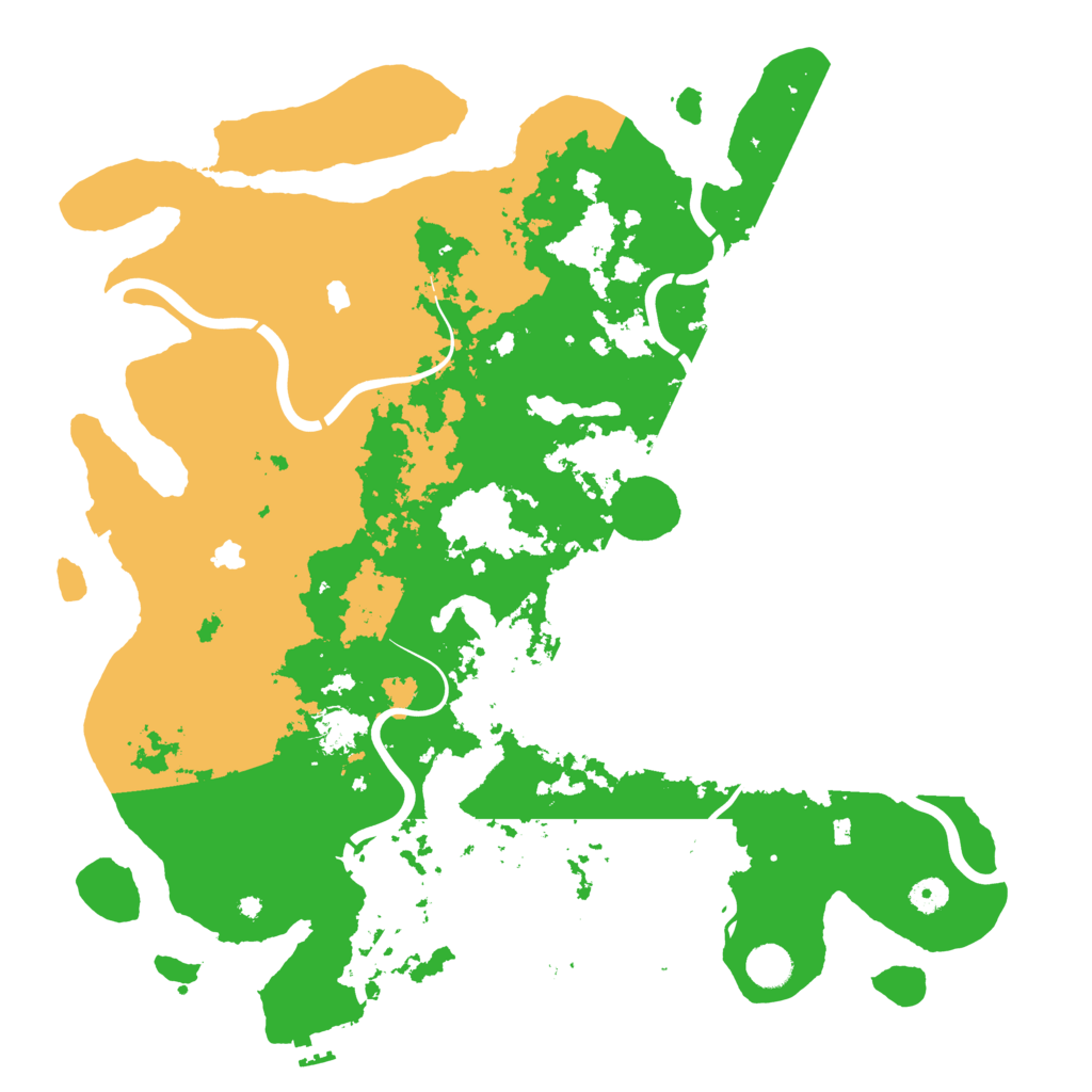Biome Rust Map: Procedural Map, Size: 4500, Seed: 935209