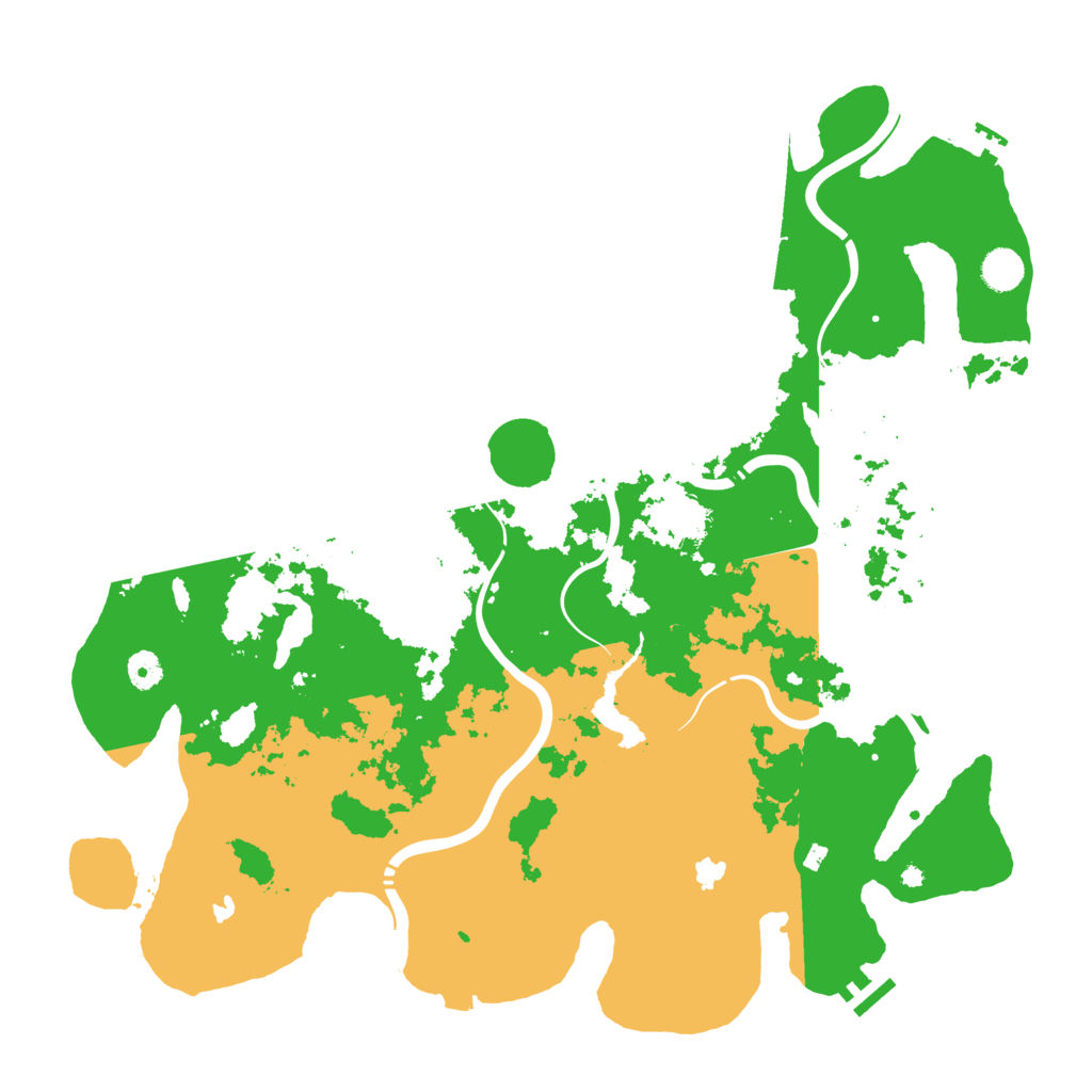 Biome Rust Map: Procedural Map, Size: 4500, Seed: 856382
