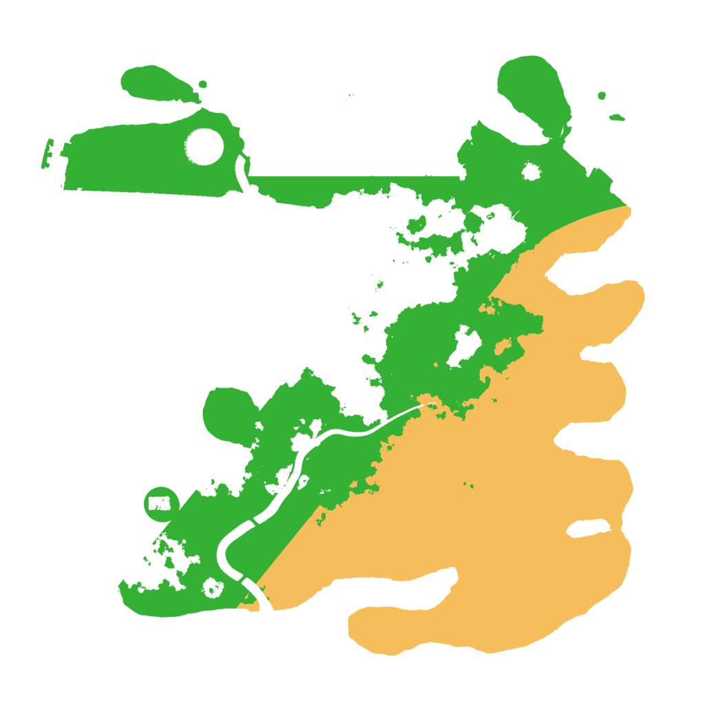 Biome Rust Map: Procedural Map, Size: 3500, Seed: 1852673348