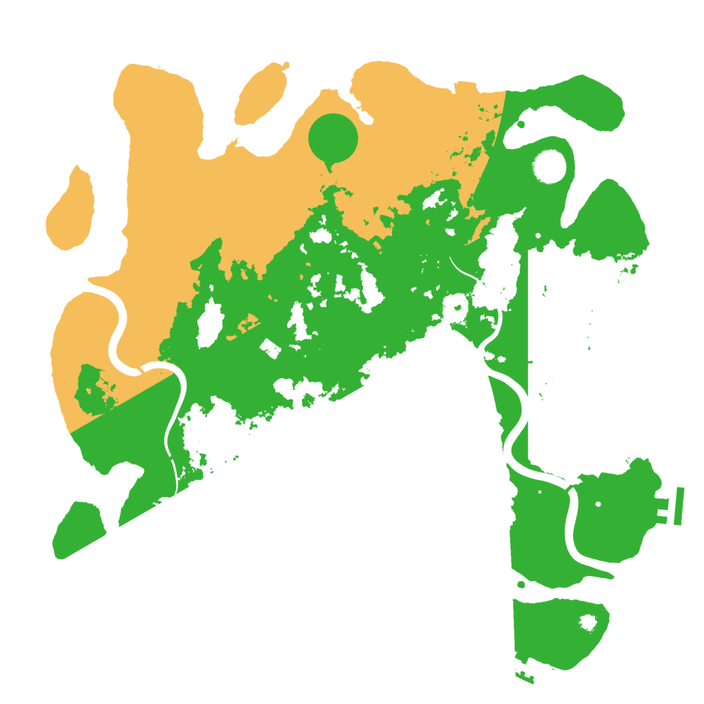 Biome Rust Map: Procedural Map, Size: 3750, Seed: 797867