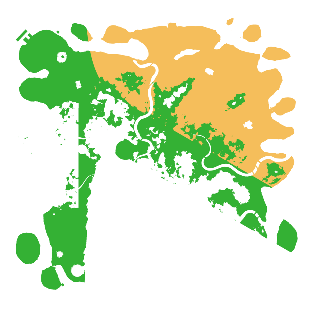 Biome Rust Map: Procedural Map, Size: 4500, Seed: 471335983