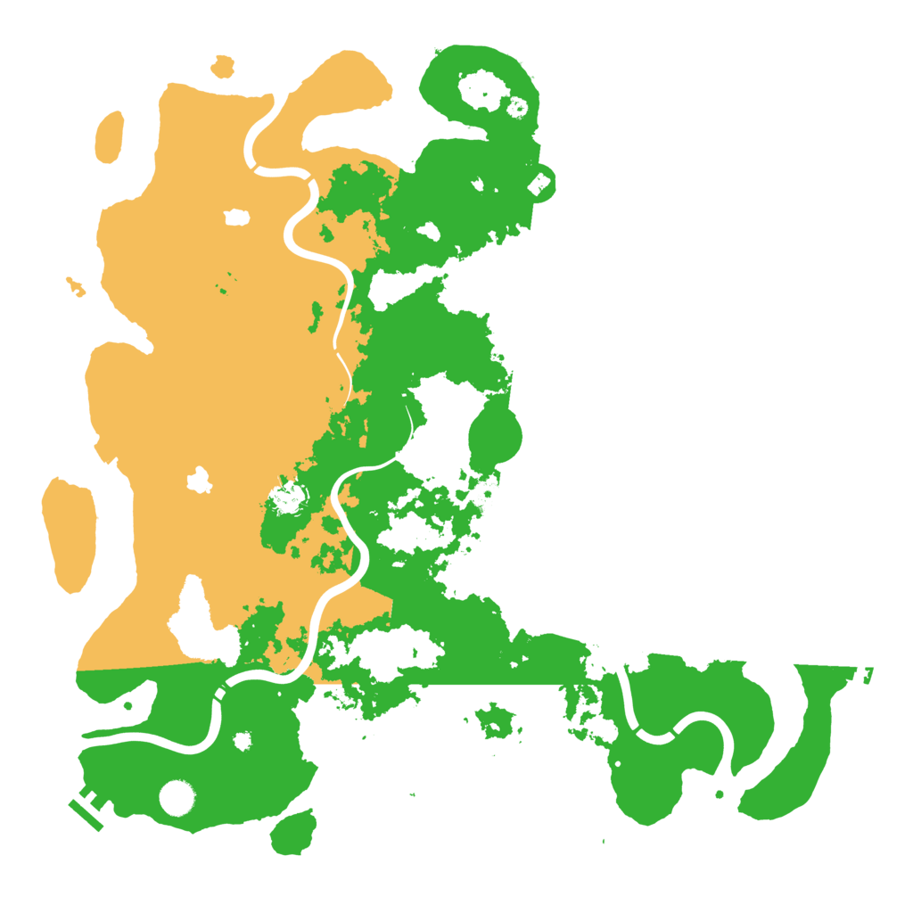 Biome Rust Map: Procedural Map, Size: 4500, Seed: 712314