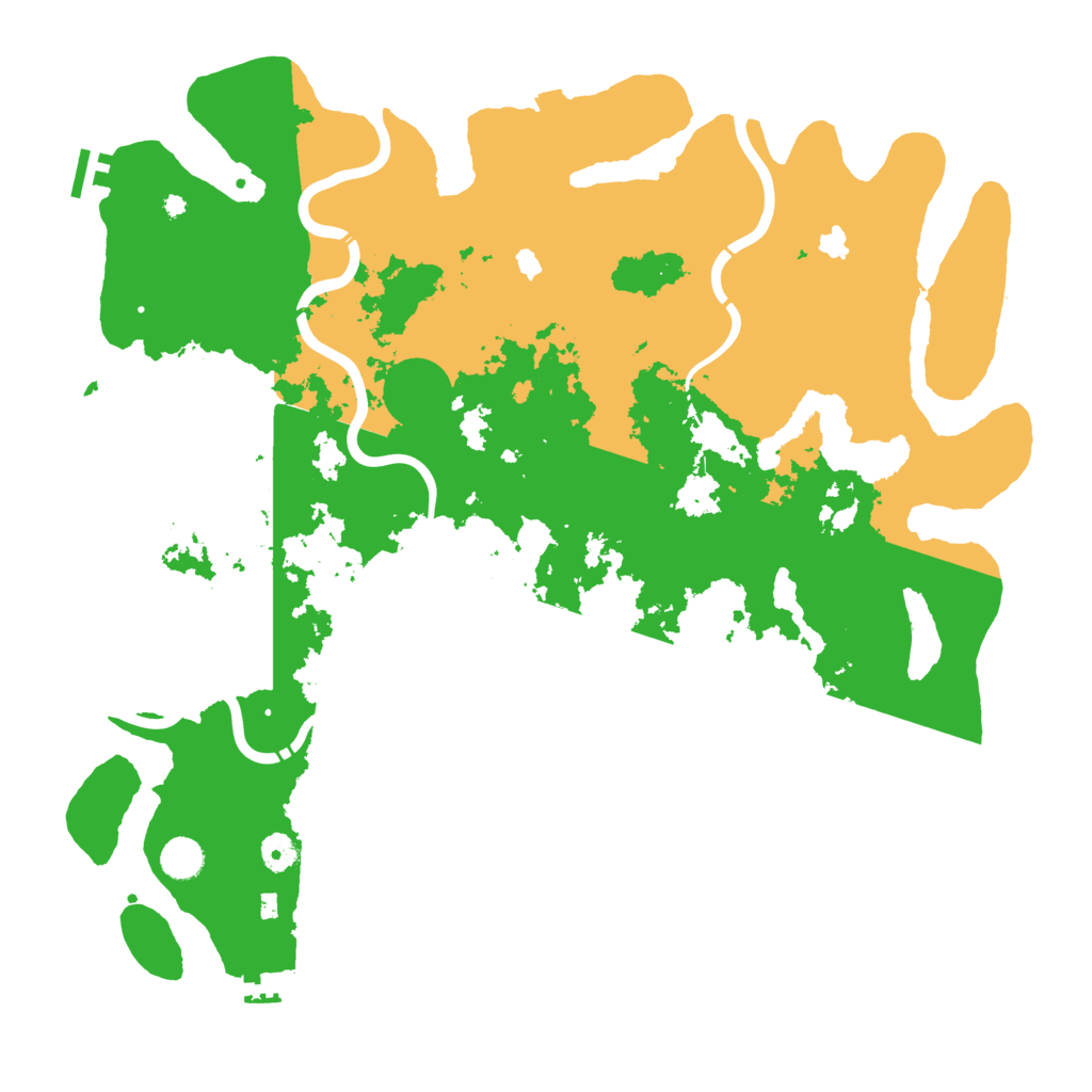 Biome Rust Map: Procedural Map, Size: 4500, Seed: 711808975