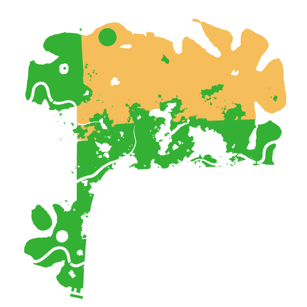 Biome Rust Map: Procedural Map, Size: 4500, Seed: 776840