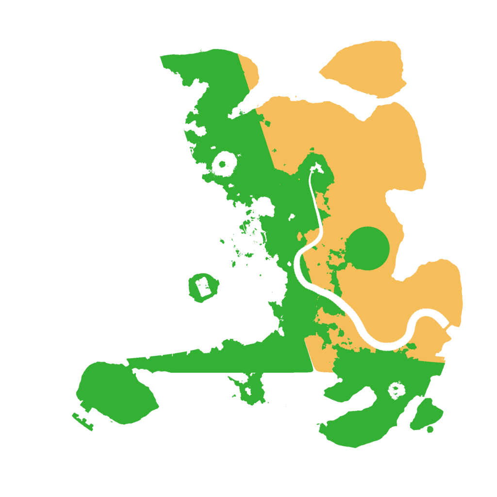 Biome Rust Map: Procedural Map, Size: 3000, Seed: 62114