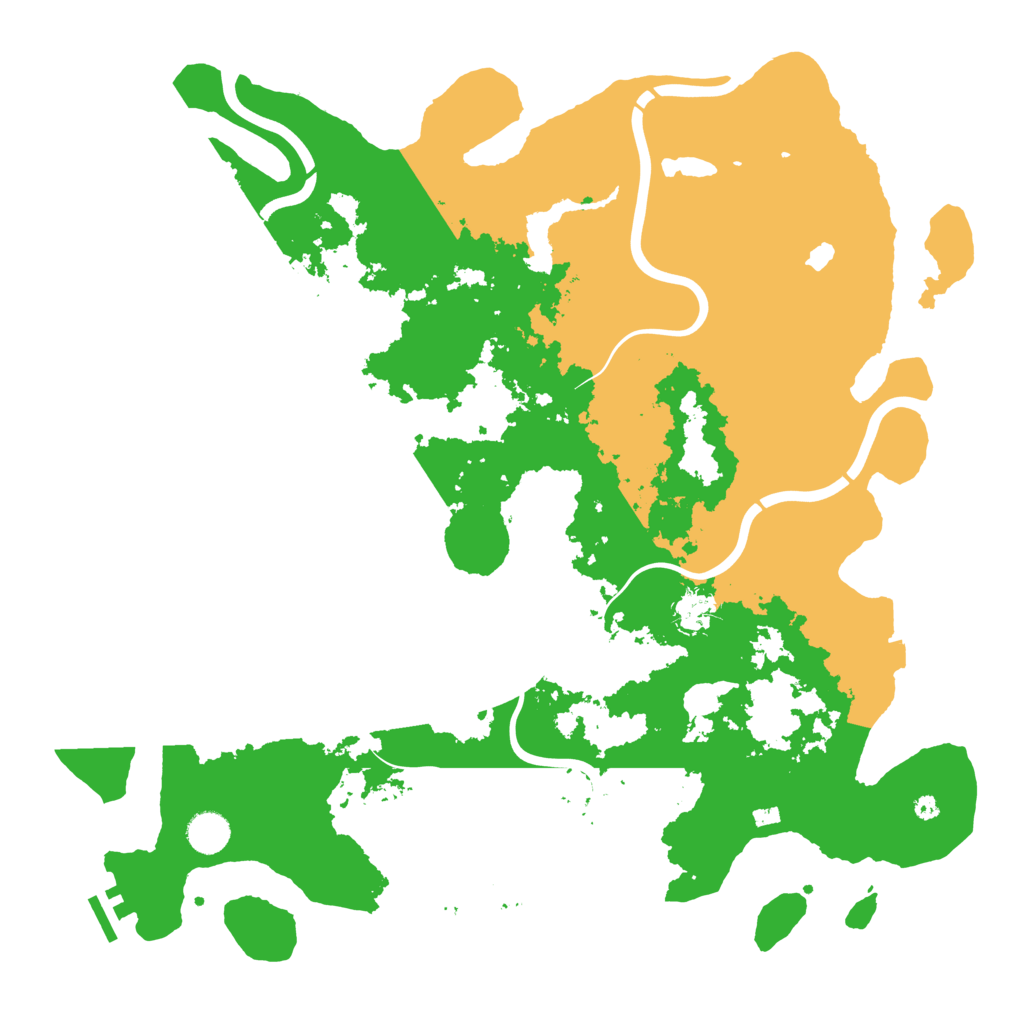 Biome Rust Map: Procedural Map, Size: 4250, Seed: 1595286893