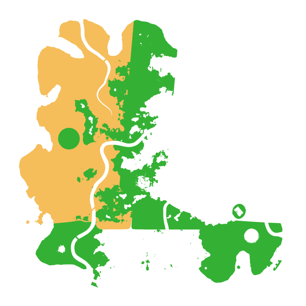 Biome Rust Map: Procedural Map, Size: 3750, Seed: 419892