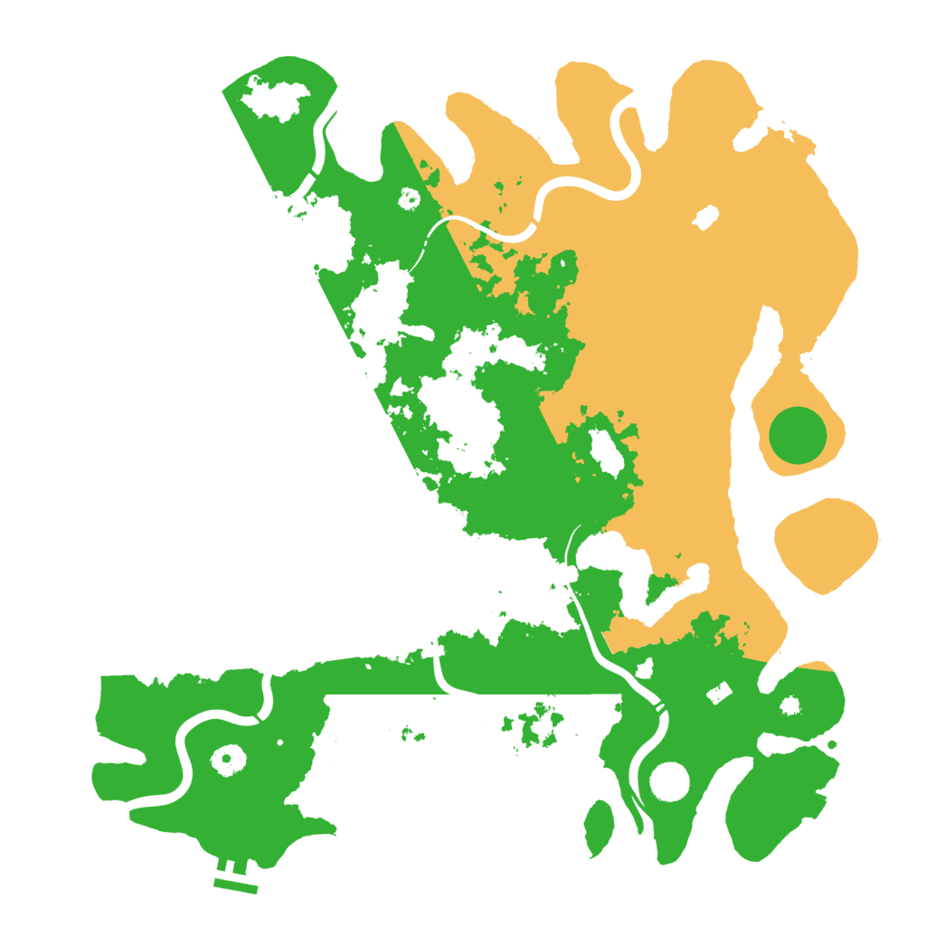 Biome Rust Map: Procedural Map, Size: 4250, Seed: 683988