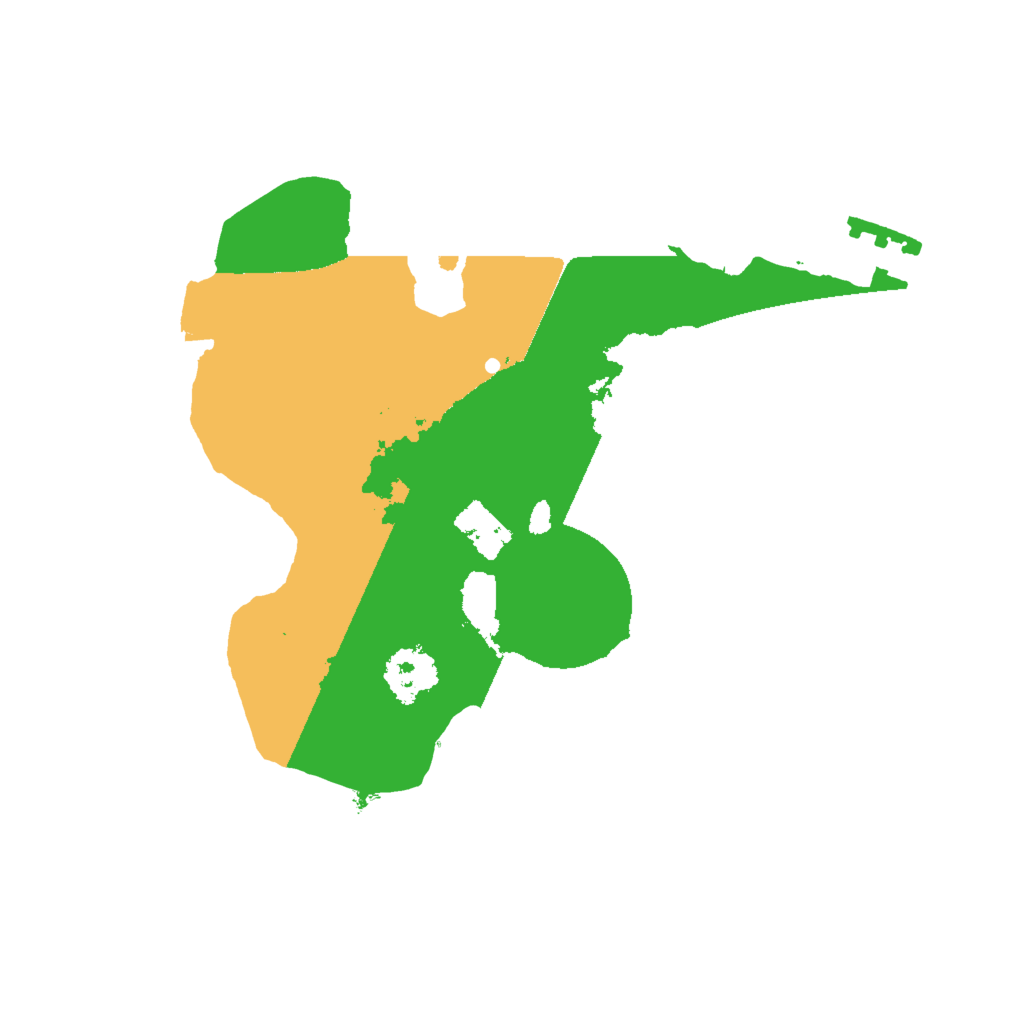 Biome Rust Map: Procedural Map, Size: 2000, Seed: 1552905857