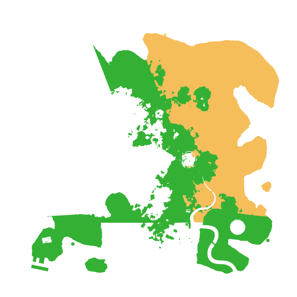 Biome Rust Map: Procedural Map, Size: 3500, Seed: 1027721028