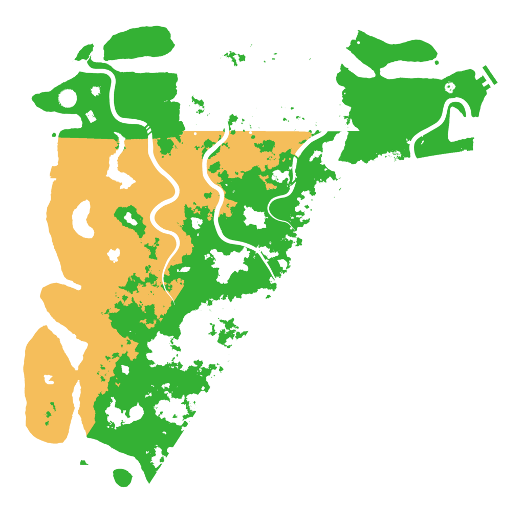 Biome Rust Map: Procedural Map, Size: 5000, Seed: 1651032044