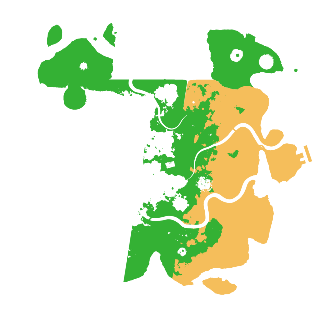 Biome Rust Map: Procedural Map, Size: 3800, Seed: 498564067