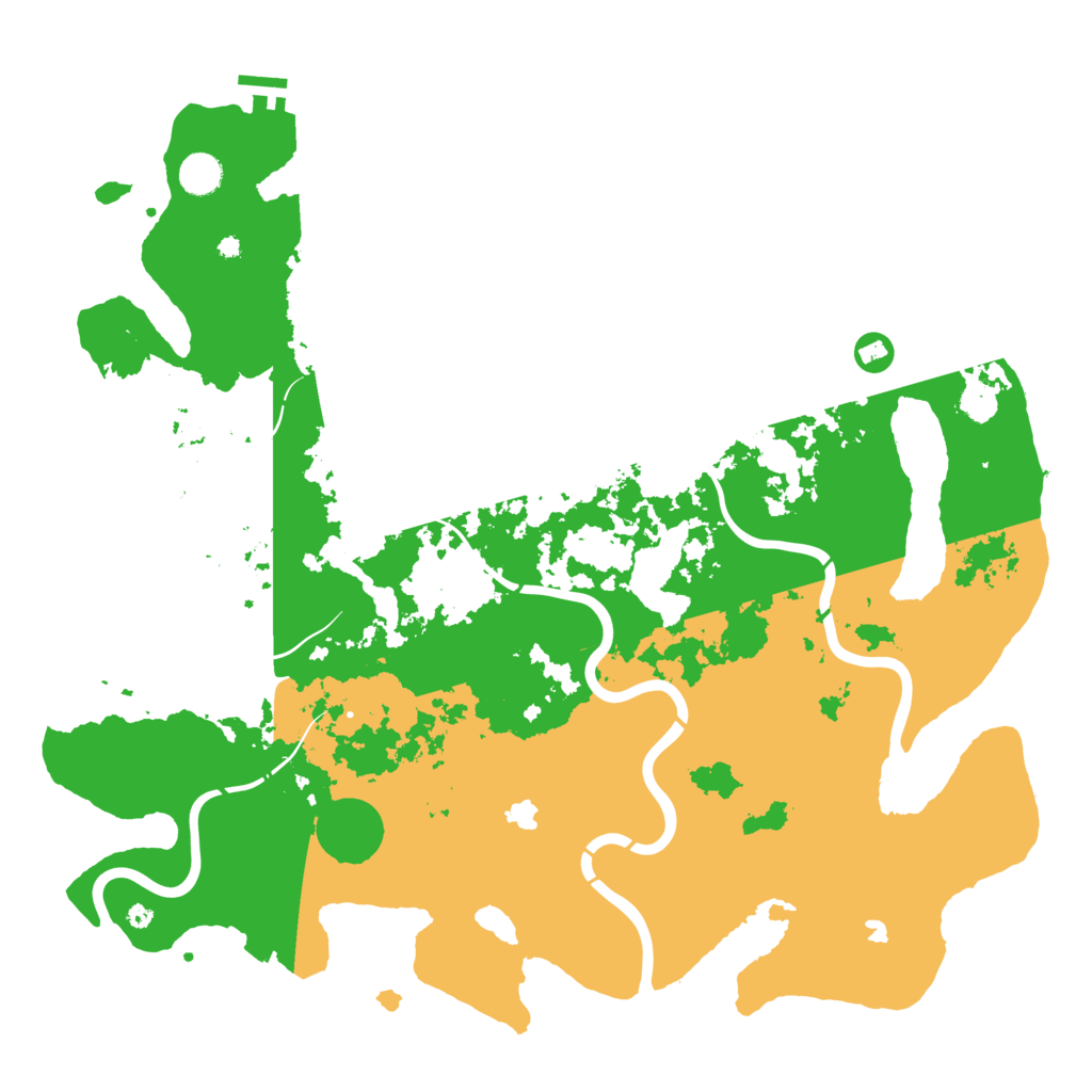 Biome Rust Map: Procedural Map, Size: 4500, Seed: 138020313