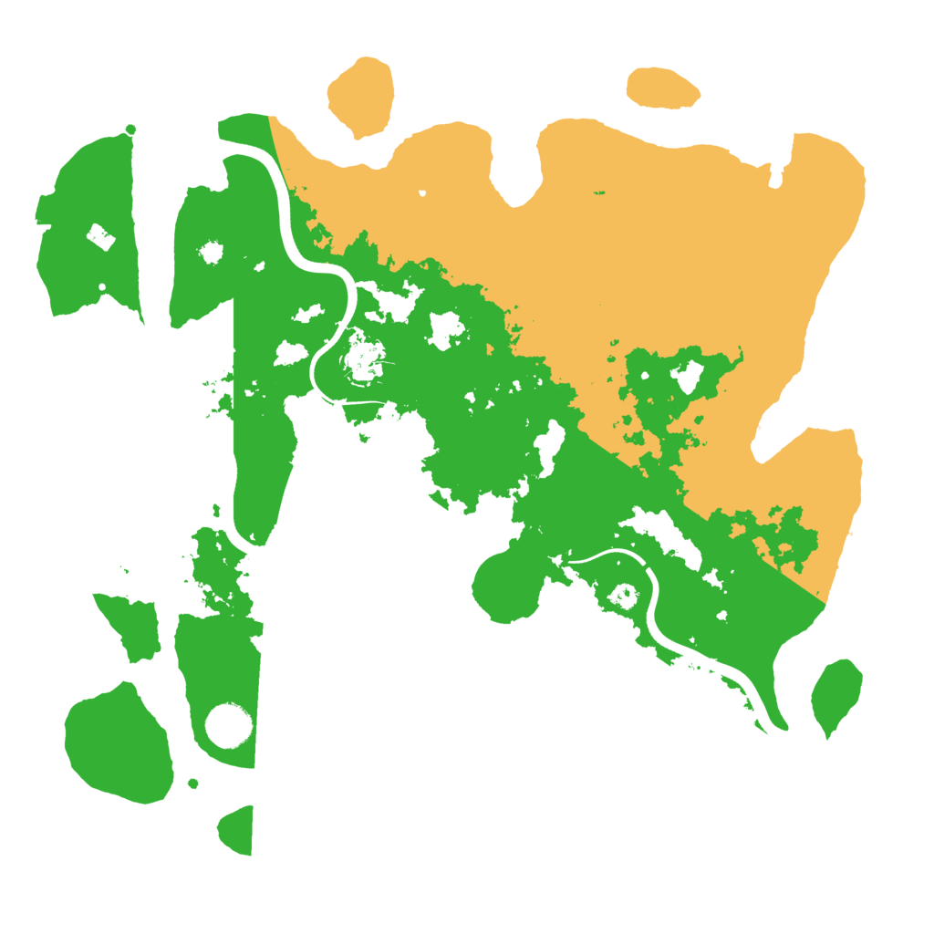 Biome Rust Map: Procedural Map, Size: 3700, Seed: 679174536