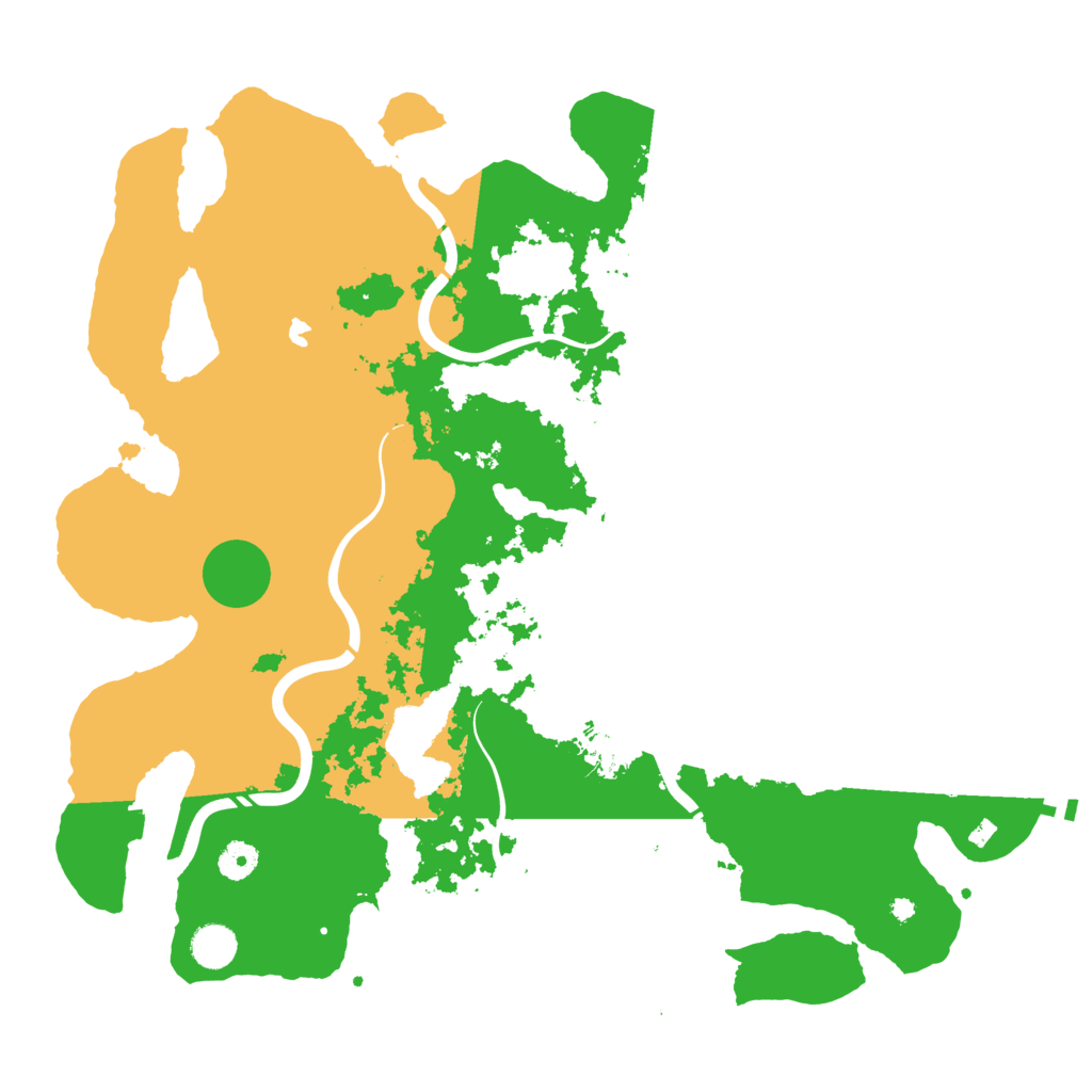 Biome Rust Map: Procedural Map, Size: 4250, Seed: 208837