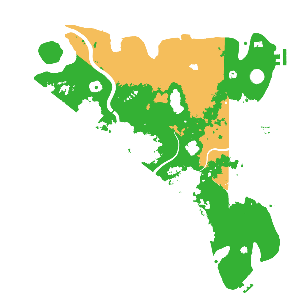 Biome Rust Map: Procedural Map, Size: 3750, Seed: 695392