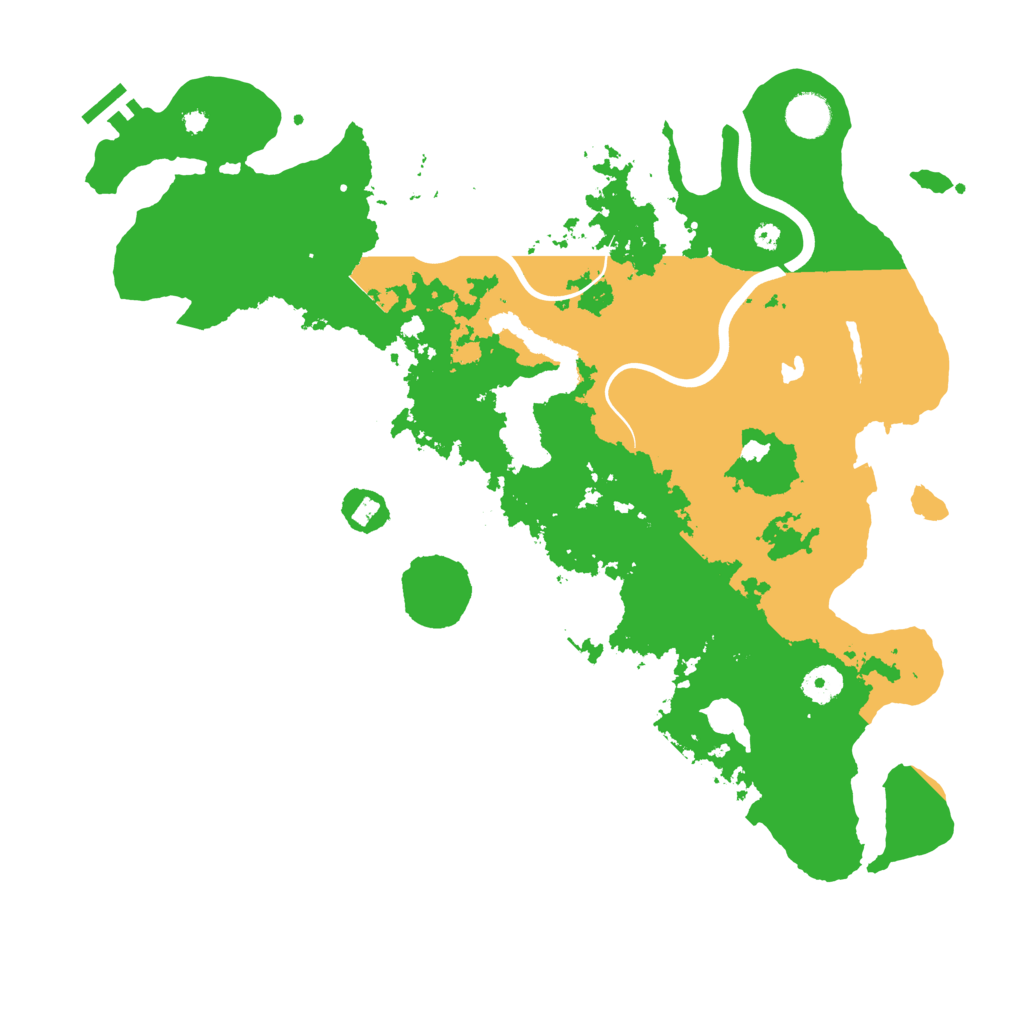 Biome Rust Map: Procedural Map, Size: 4000, Seed: 780871