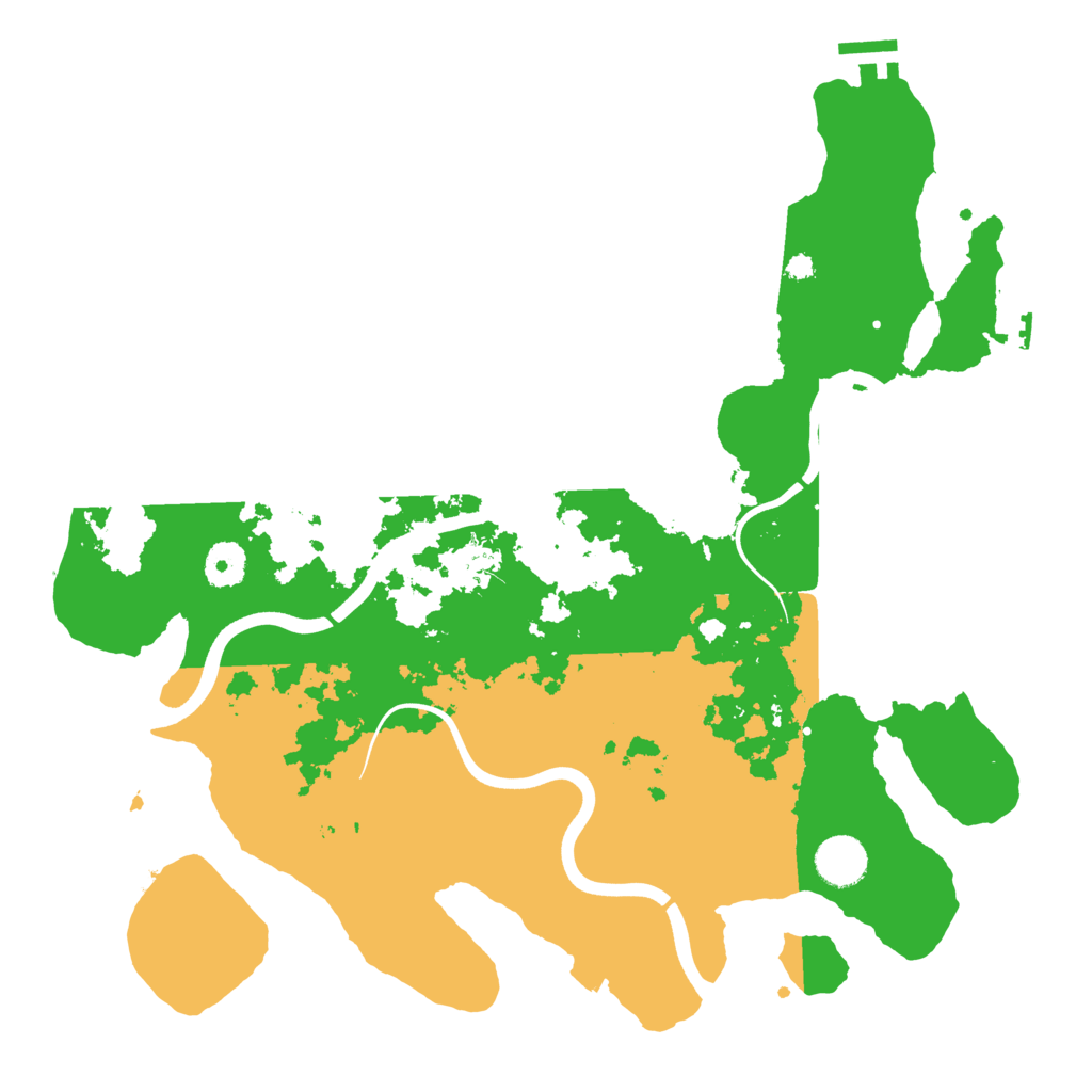 Biome Rust Map: Procedural Map, Size: 3750, Seed: 315996