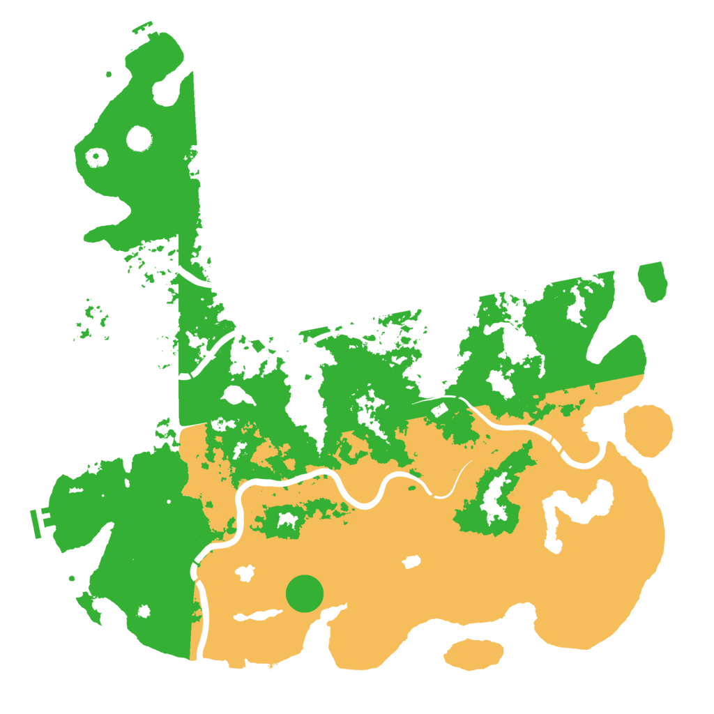 Biome Rust Map: Procedural Map, Size: 5000, Seed: 468819