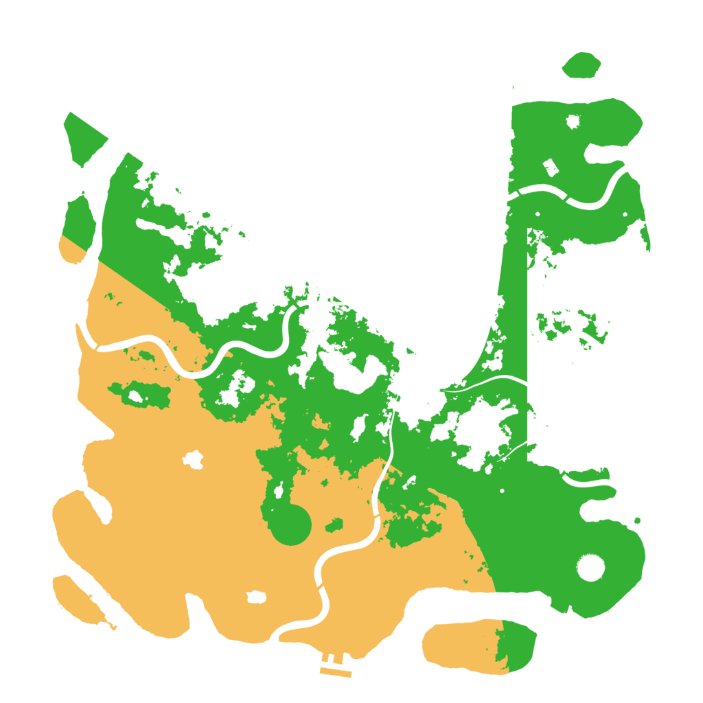 Biome Rust Map: Procedural Map, Size: 4500, Seed: 192322