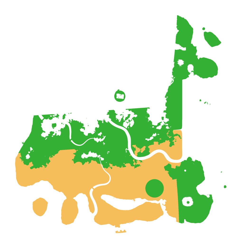 Biome Rust Map: Procedural Map, Size: 3500, Seed: 237079