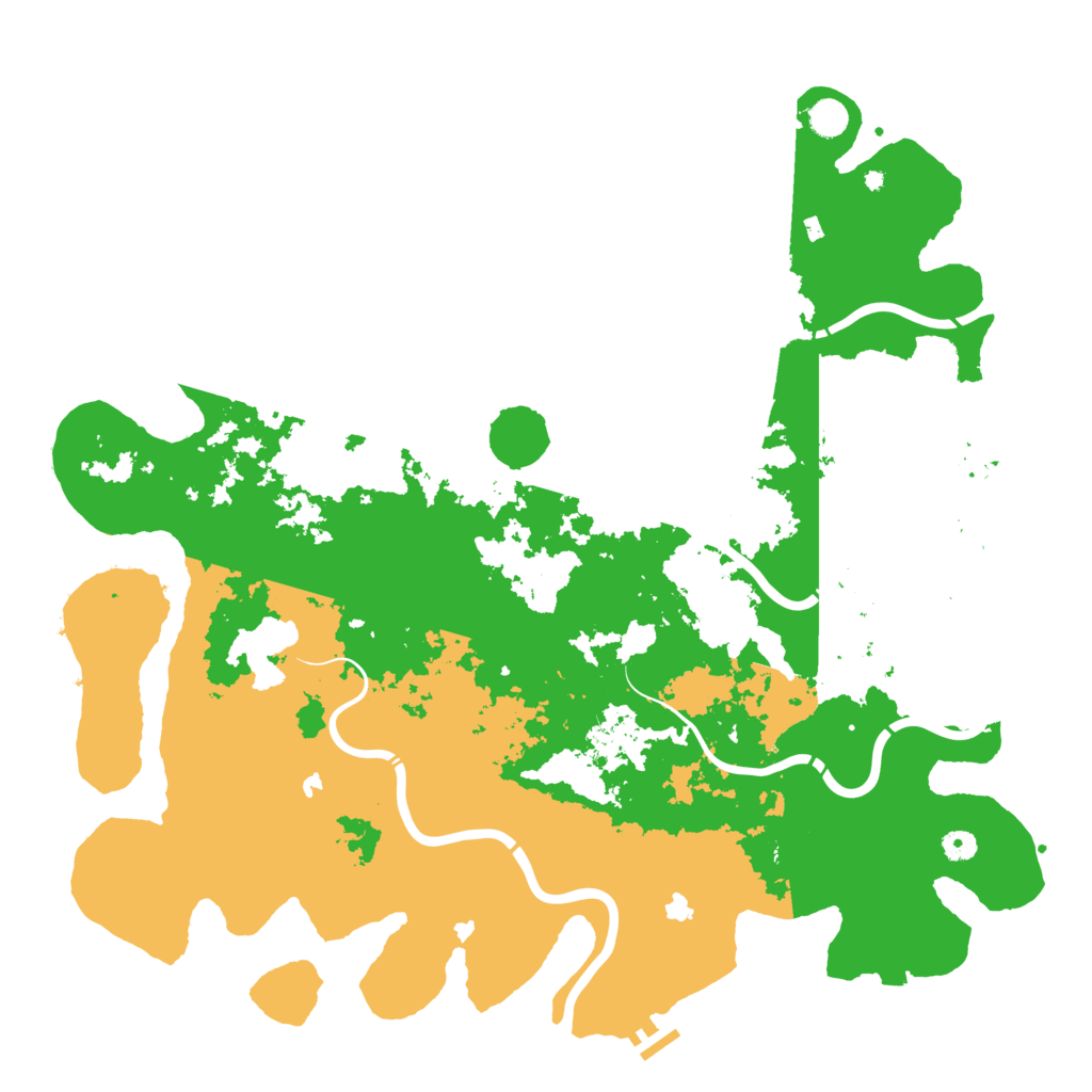 Biome Rust Map: Procedural Map, Size: 5000, Seed: 750013