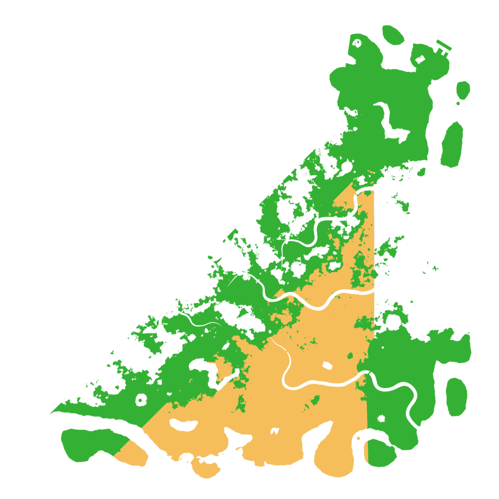 Biome Rust Map: Procedural Map, Size: 6000, Seed: 137739269