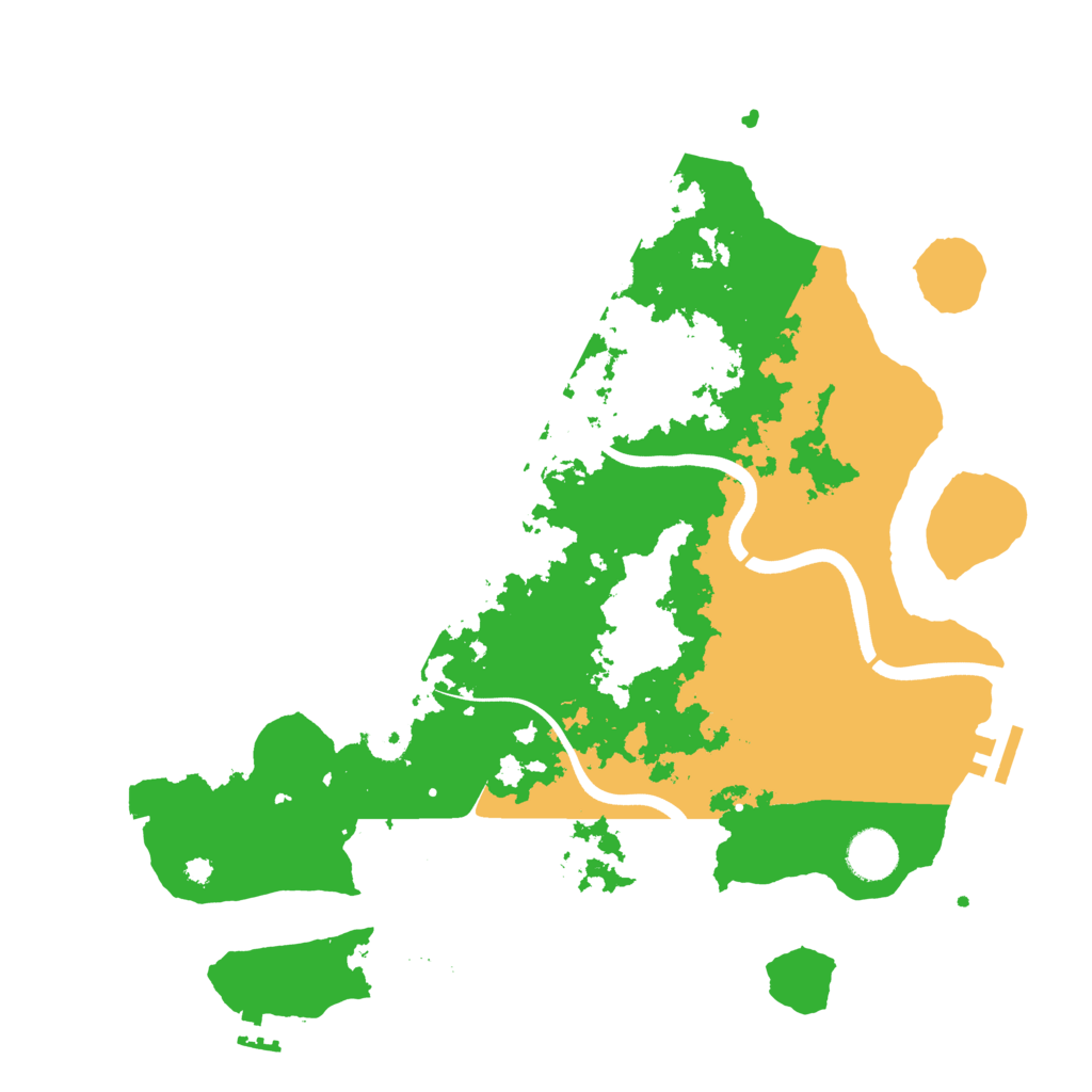 Biome Rust Map: Procedural Map, Size: 3750, Seed: 173524