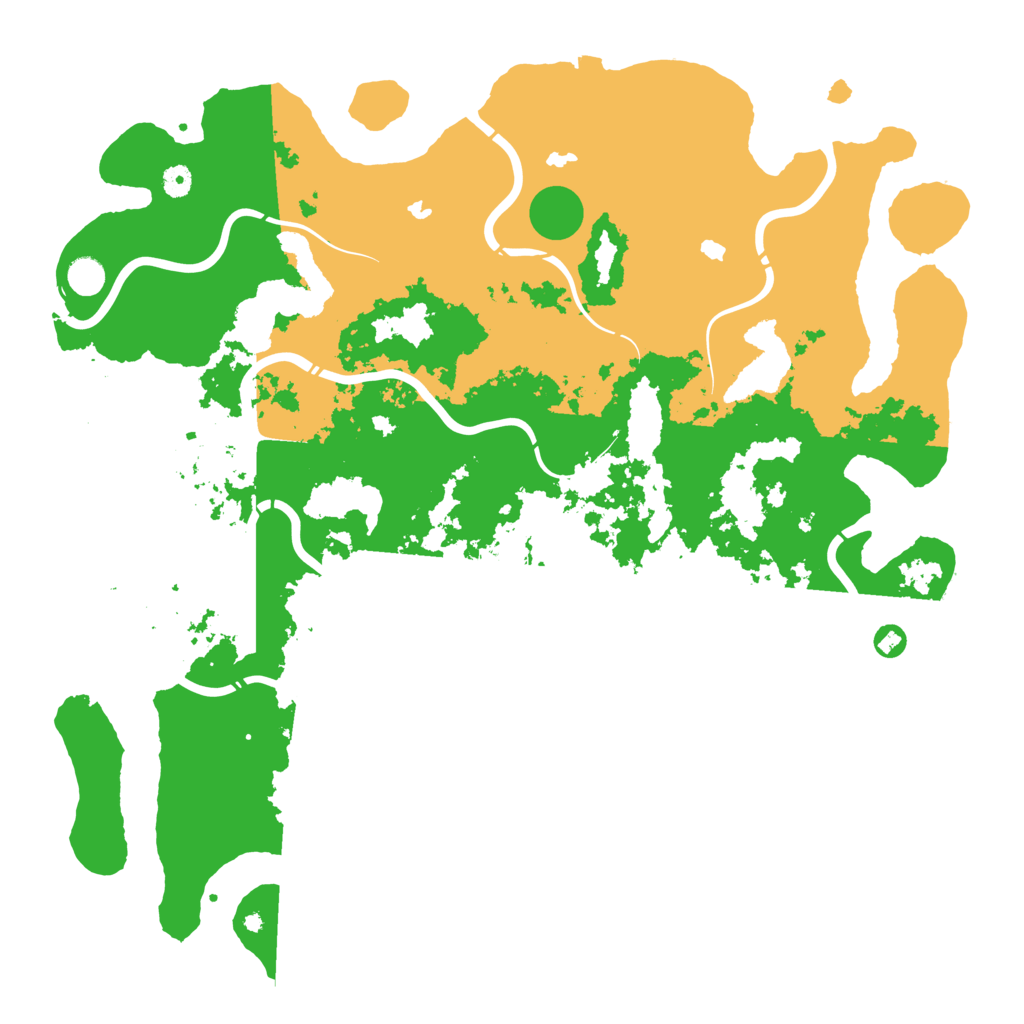 Biome Rust Map: Procedural Map, Size: 5000, Seed: 181137