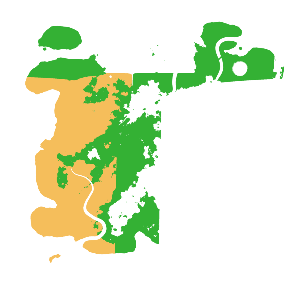 Biome Rust Map: Procedural Map, Size: 3500, Seed: 1013196313