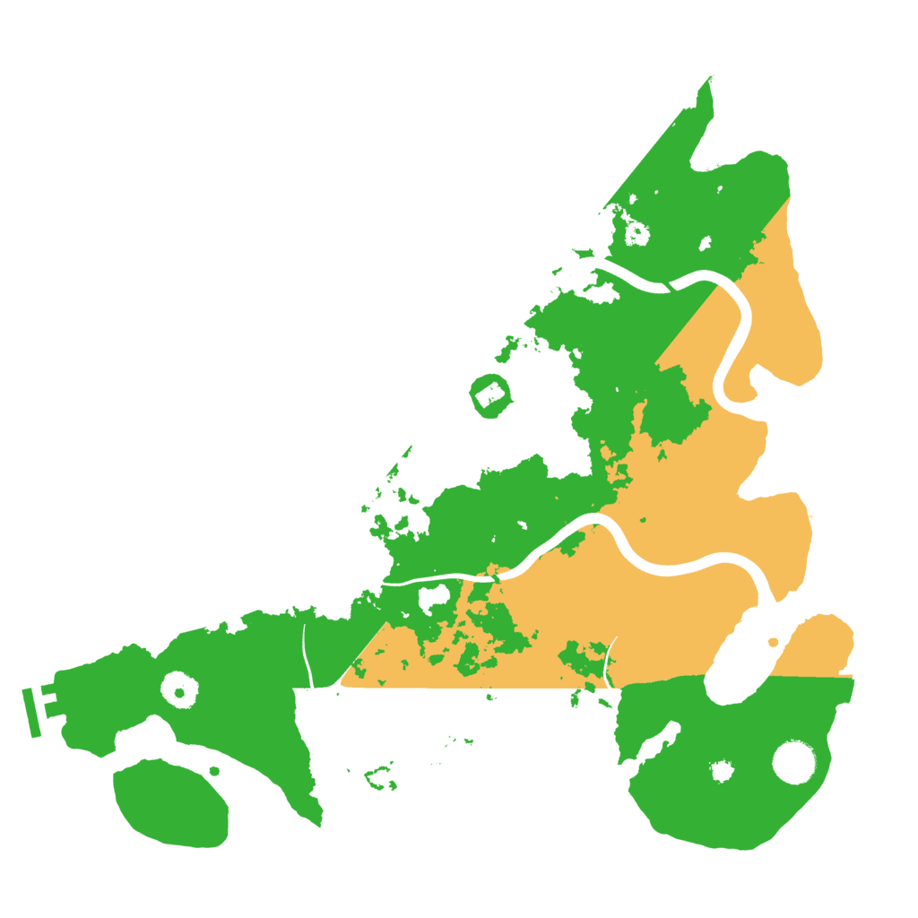 Biome Rust Map: Procedural Map, Size: 3750, Seed: 989048