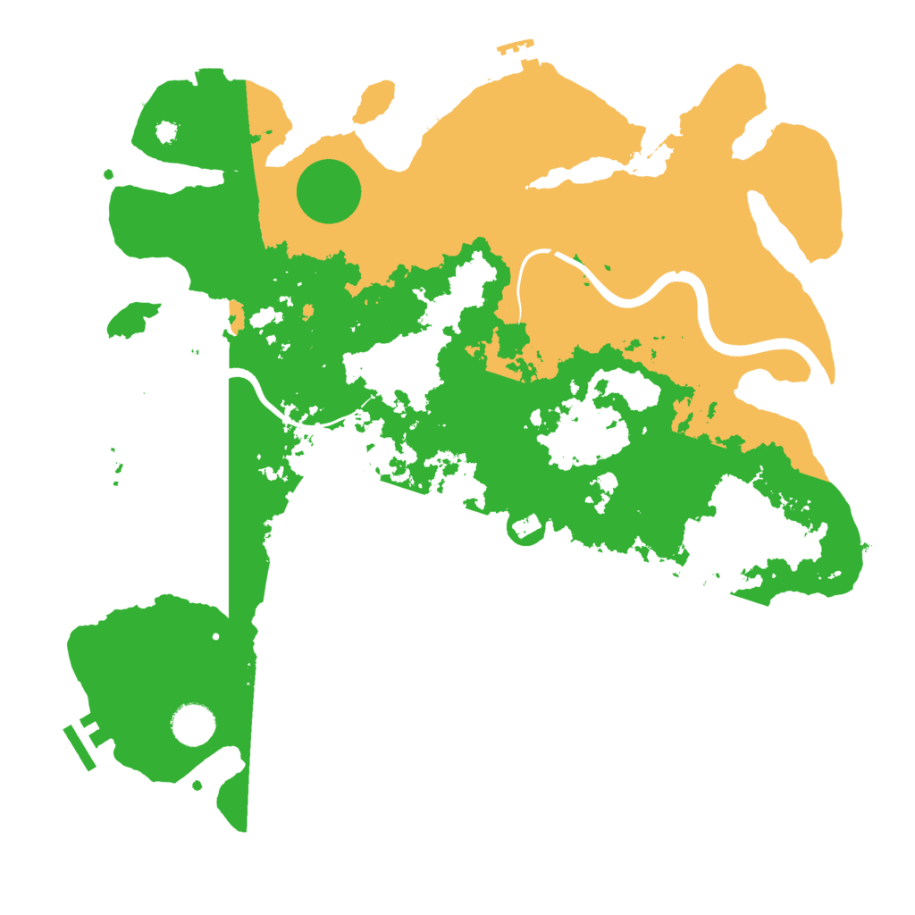 Biome Rust Map: Procedural Map, Size: 3750, Seed: 980750