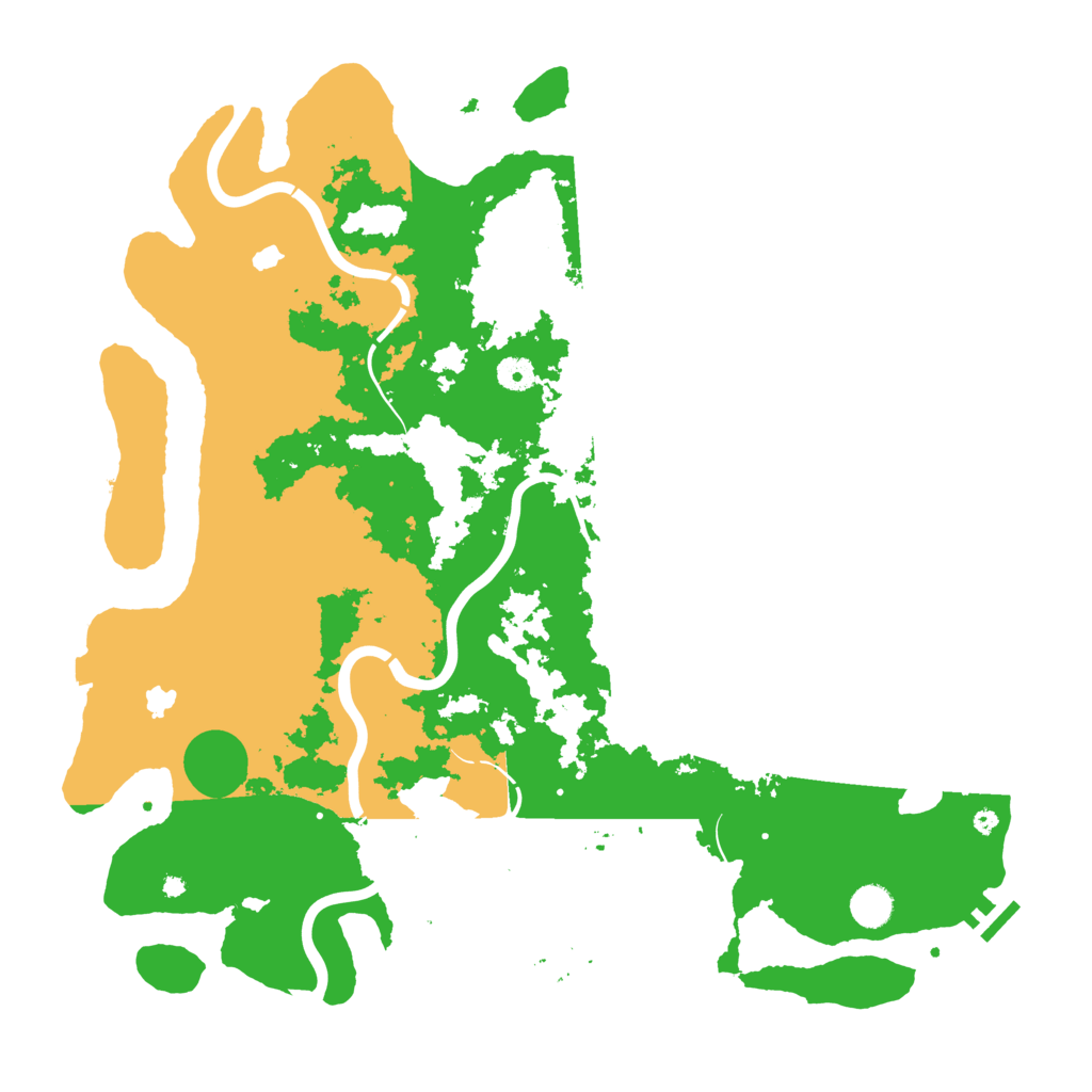 Biome Rust Map: Procedural Map, Size: 4500, Seed: 592704