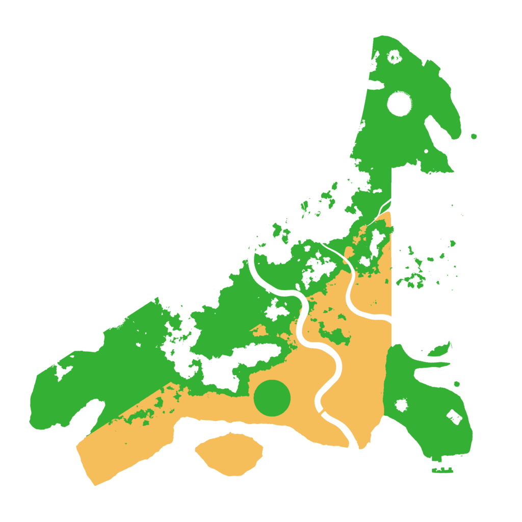Biome Rust Map: Procedural Map, Size: 3750, Seed: 603222