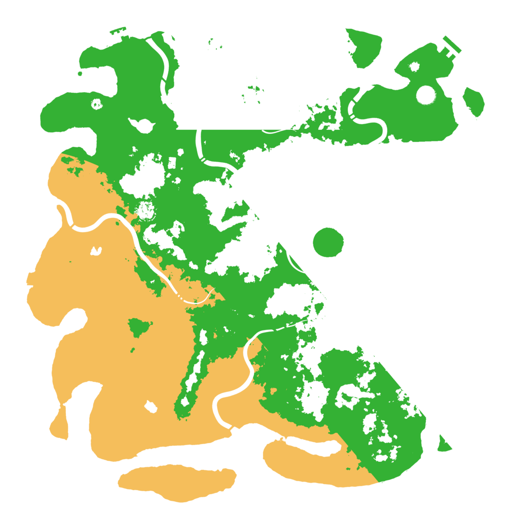 Biome Rust Map: Procedural Map, Size: 4750, Seed: 206580