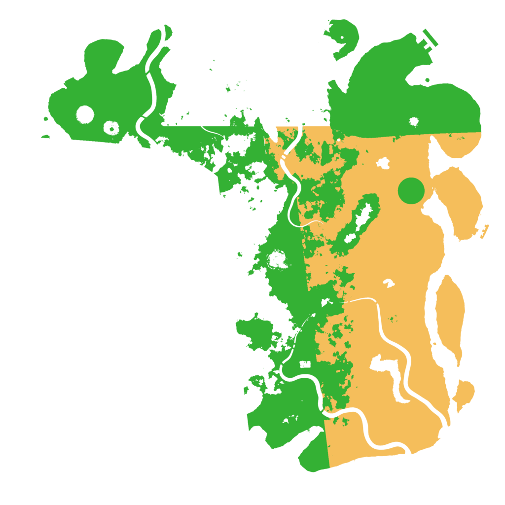 Biome Rust Map: Procedural Map, Size: 5000, Seed: 767574