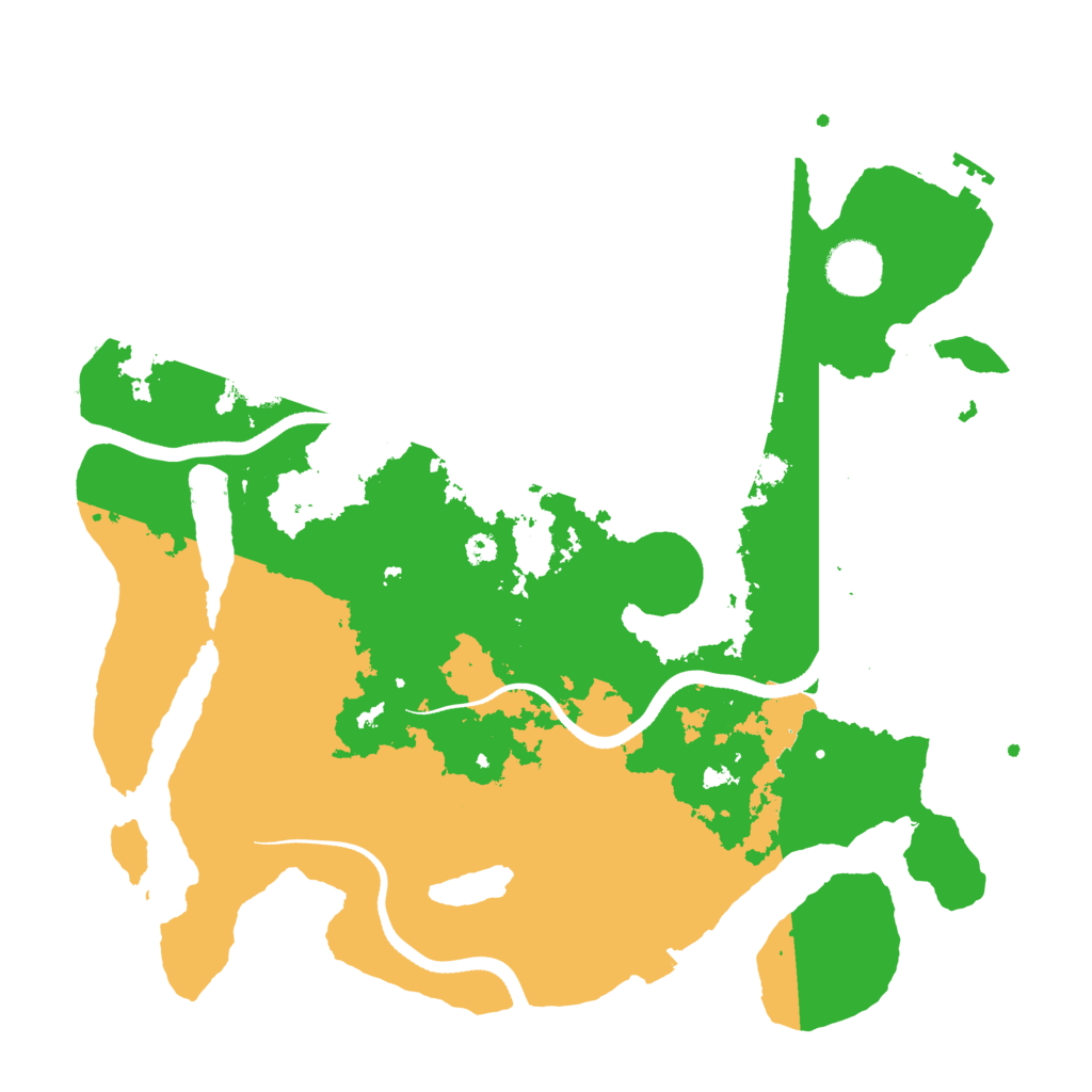 Biome Rust Map: Procedural Map, Size: 3500, Seed: 1577150456