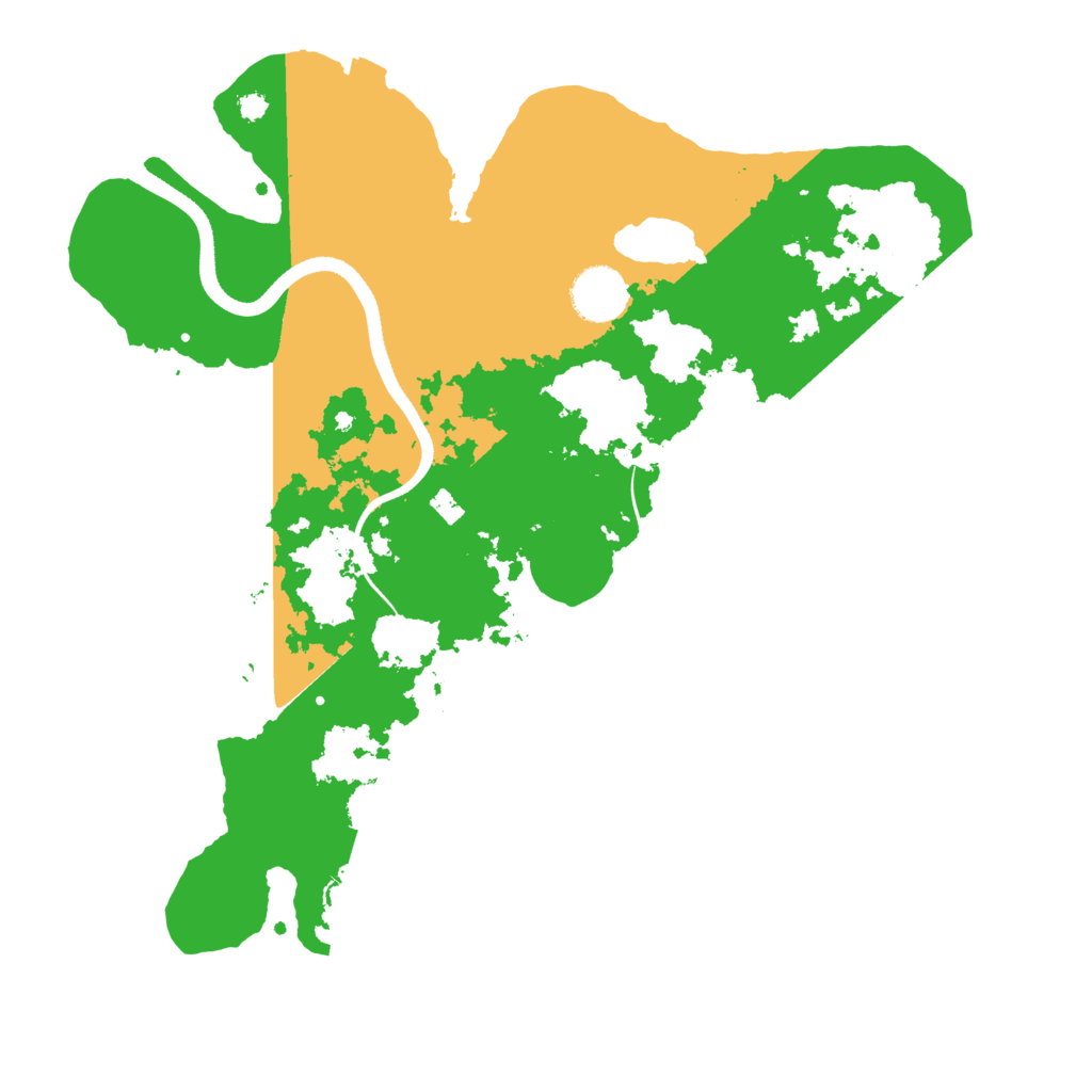 Biome Rust Map: Procedural Map, Size: 3500, Seed: 725996359