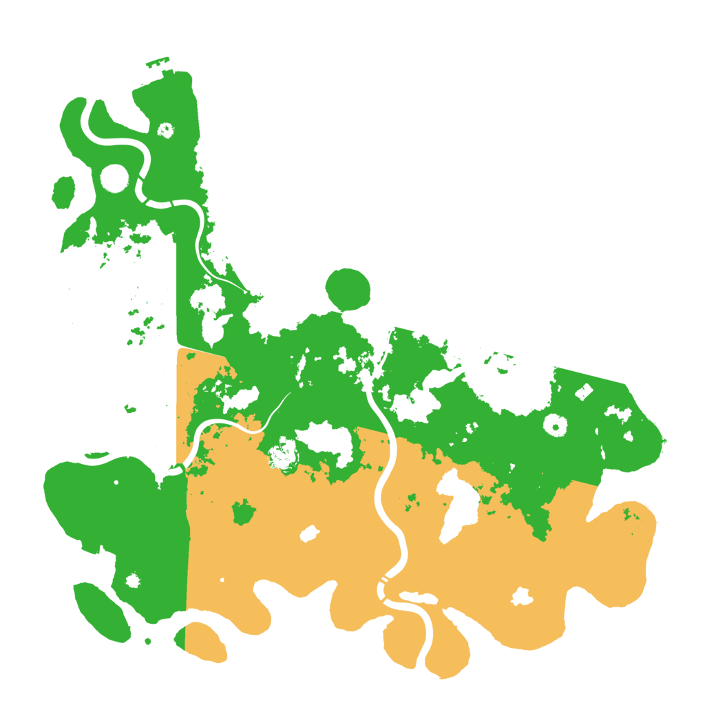 Biome Rust Map: Procedural Map, Size: 4500, Seed: 978741