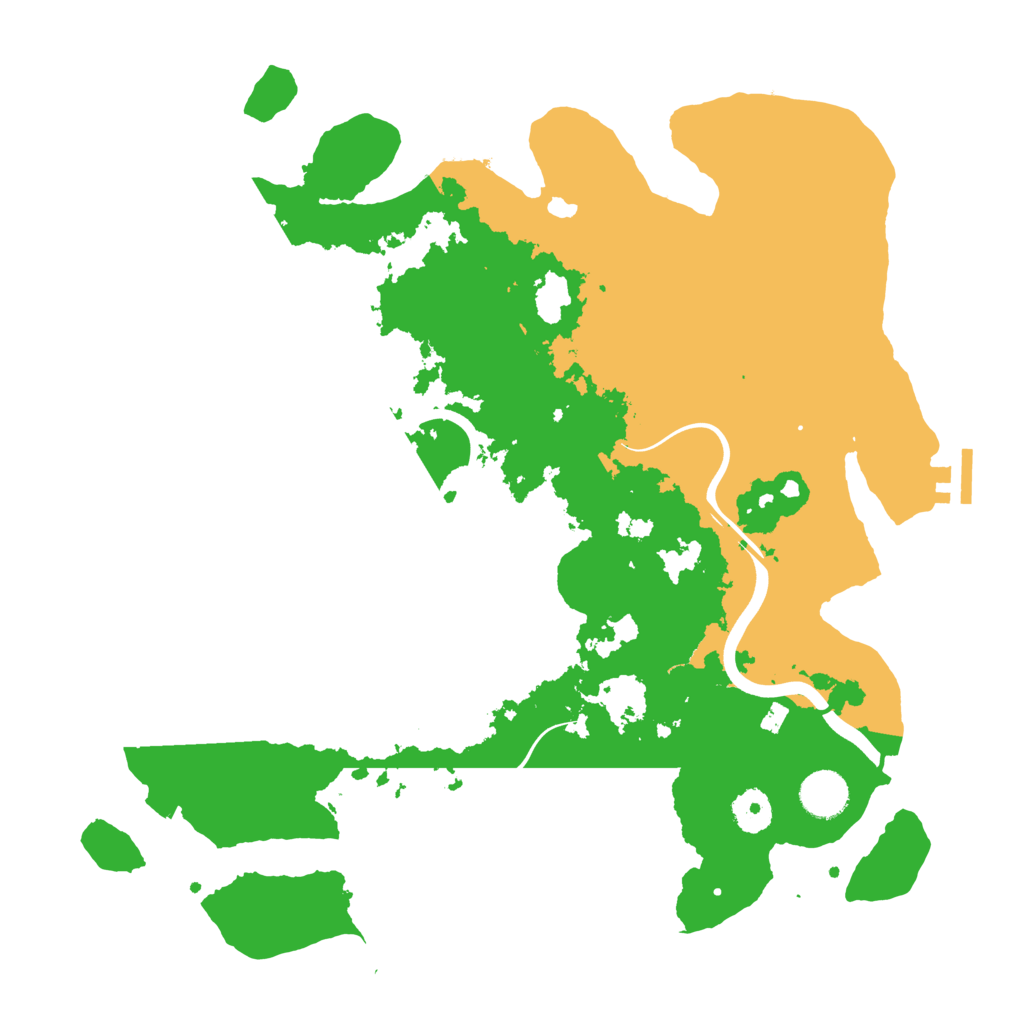 Biome Rust Map: Procedural Map, Size: 3750, Seed: 534135