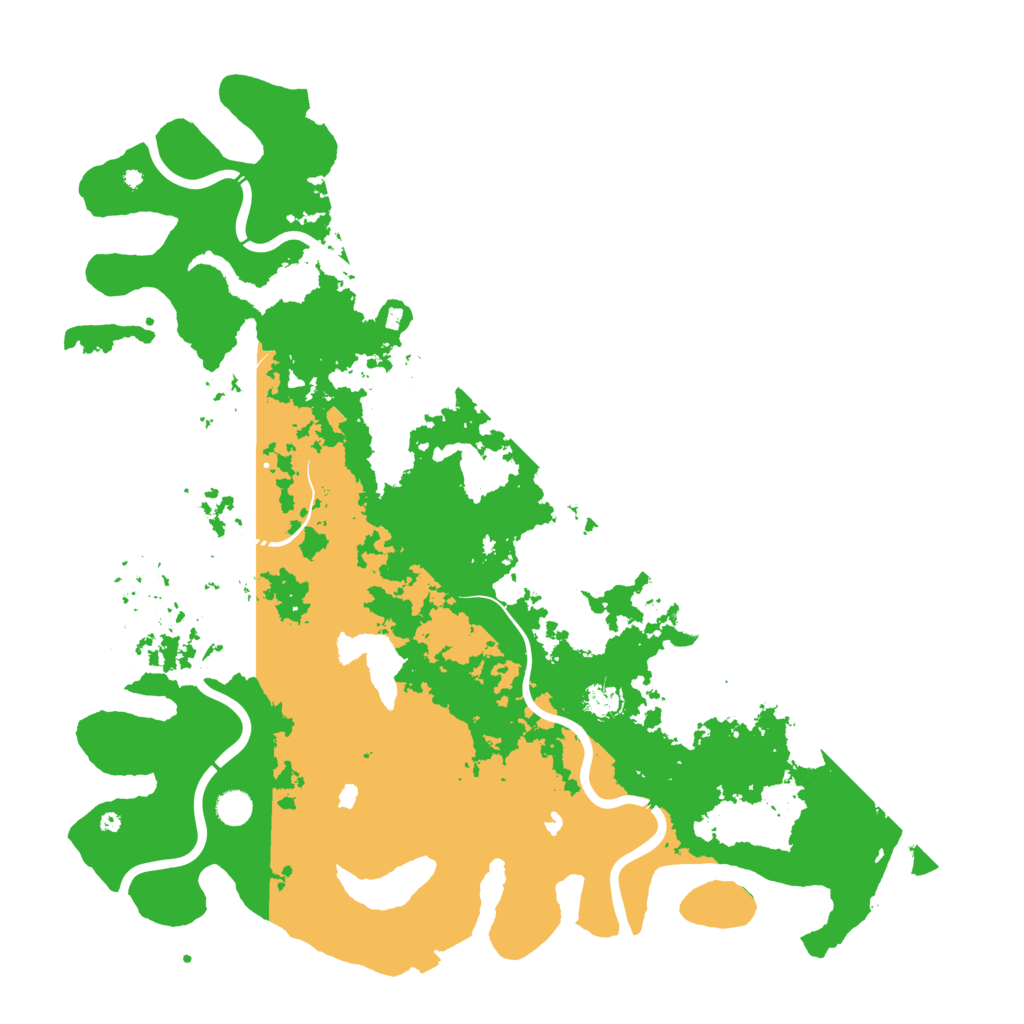Biome Rust Map: Procedural Map, Size: 5000, Seed: 380581